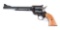 (M) COLT NEW FRONTIER SINGLE ACTION ARMY .45 REVOLVER - BLUE / CASE COLORHARDENED FRAME IN .45 LONG