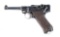 (C) ERFURT P08 LUGER SEMI-AUTOMATIC PISTOL WITH CITY OF WIESBADEN POLICE MARKINGS