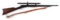 (C) WINCHESTER MODEL 90 SLIDE ACTION RIFLE IN .22 WRF WITH A5 SCOPE.
