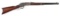 (A) SPECIAL ORDER WINCHESTER MODEL 1873 LEVER ACTION CARBINE.