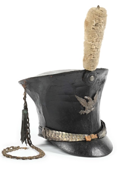 US M1821 INFANTRY OFFICER'S BELL CROWN SHAKO.
