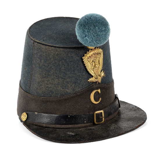 PRE CIVIL WAR US M1851 INFANTRY SHAKO.