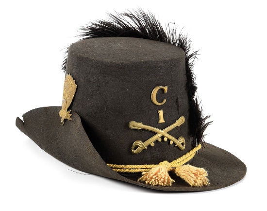 US M1858 CAVALRY HARDEE HAT.