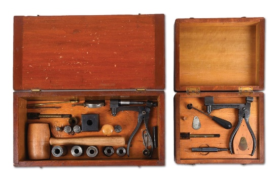 LOT OF 2: FRANKFORD ARSENAL M1883 RELOADING KIT AND DECAPPING & TOOL KIT.