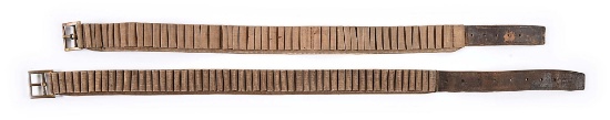 LOT OF 2: TYPE 1 M1876 PRAIRIE BELTS.