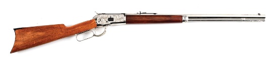 (CO ENGRAVED FULL PLATE WINCHESTER MODEL 1892 LEVER ACTION RIFLE.