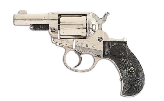 (A) COLT MODEL 1877 LIGHTNING SHERIFF'S MODEL DOUBLE ACTION REVOLVER.