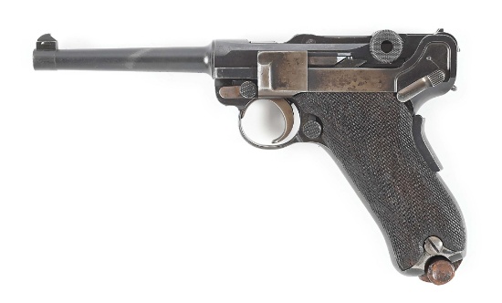 (C) BRAZILIAN CONTRACT DWM 1906 LUGER SEMI AUTOMATIC PISTOL.