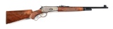 (M) FACTORY ENGRAVED BROWNING MODEL 71 CARBINE LEVER ACTION RIFLE.