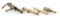 LOT OF FOUR BRASS SIGNAL CANNONS.