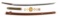 KATANA WITH A SIGNATURE FOR MINAMOTO KIYOMARO.