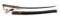NAVAL KAI GUNTO WITH LEATHER SCABBARD.
