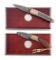 LOT OF 2: WILLIAM HENRY B09 RAVENSWOOD AND B10 ACCELERATOR FOLDING KNIVES.