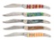 LOT OF 5: IMPERIAL KNIFE COMPANY TOOTHPICK AUTOMATIC KNIVES.
