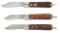 LOT OF 3: PRESTO AUTOMATIC KNIVES.