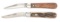 LOT OF 2: SCHRADE CUTLERY CO. AUTOMATIC KNIVES.