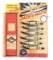 LOT OF 6: AUTOMATIC KNIVES ON REPRODUCTION JACK-O-MATIC DISPLAY CARD.