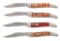 LOT OF 4: IMPERIAL KNIFE COMPANY TOOTHPICK AUTOMATIC KNIVES.
