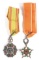 LOT OF 2: ORDER OF NICHAN IFTIKHAR AND ORDER OF OUISSAM ALAOUITE.