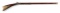 (A) PERCUSSION KENTUCKY RIFLE WITH HORSE HEAD PATCH BOX.