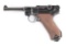 (C) MAUSER 42 CODE 1939 LUGER P.08 SEMI-AUTOMATIC PISTOL.
