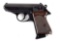 (C) WALTHER PPK SEMI AUTOMATIC PISTOL WITH BOX.