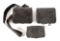 LOT OF 3: US CIVIL WAR M1855 CARTRIDGE POUCHES.
