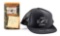 LOT OF 2: HAT AND BOOK SIGNED BY CARLOS HATHCOCK.