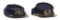 LOT OF 2: US INDIAN WARS STAFF OFFICER AND ENLISTED KEPI.
