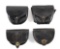 LOT OF 4: US INDIAN WARS M1872 AND M1874 DYER CARTRIDGE POUCHES.