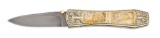 JIM SORNBERGER DAMASCUS AND CALIFORNIA GOLD QUARTZ FOLDER.