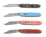 LOT OF 4: EDGEMASTER AUTOMATIC KNIVES.