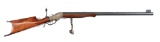 (C) STEVENS SINGLE SHOT NO. 45 FALLING BLOCK RIFLE.