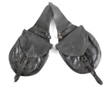 US M1859 SADDLE BAGS IDENTIFIED TO CAPTAIN ELIHU GRANT, 3RD MASSACHUSETTES VOLUNTEER INFANTRY.