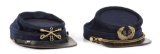 LOT OF 2: US INDIAN WARS STAFF OFFICER AND ENLISTED KEPI.