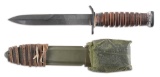 US WWII CASE M3 FIGHTING KNIFE IN ORIGINAL PACKAGING.