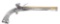 (A) IMPORTANT EARLY 18TH CENTURY BRASS-BARRELED SCOTTISH FLINTLOCK PISTOL.