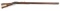 MASSIVE 1795 DATED GERMAN FLINTLOCK BENCH RIFLE.