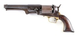 (A) MARTIAL FIRST MODEL COLT DRAGOON PERCUSSION REVOLVER WITH PERIOD HOLSTER.