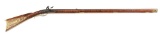 (A) RELIEF CARVED FLINTLOCK KENTUCKY RIFLE IN THE STYLE OF FREDERICK SELL.