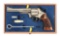 (M) CASED NICKEL SMITH & WESSON MODEL 29-2 DOUBLE ACTION REVOLVER.