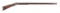(A) GRAIN PAINTED PERCUSSION WAGON RIFLE BY LEMAN, LANCASTER.