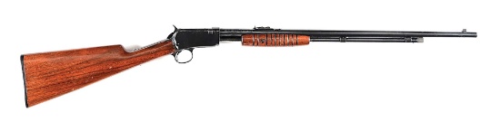 (C) PRE-WAR WINCHESTER MODEL 62 SLIDE ACTION RIFLE (1937).