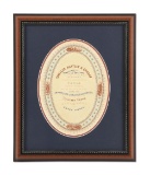 US CIVIL WAR ERA SCHUYLER, HARTLEY & GRAHAM ADVERTISEMENT.