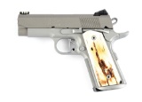 (M) USELTON ARMS COMPACT CLASSIC 1911A1 .45 ACP SEMI-AUTOMATIC PISTOL WITH SOFT CASE.