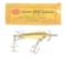 SOUTH BEND 902 WEEDLESS UNDERWATER MINNOW IN WHITE WITH CORRECT INTRO BOX