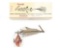EDGREN MEDIUM SIZE TROLLING MINNOW IN CORRECT PICTURE BOX WITH INSERT