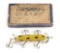 ZACHARY TURNER’S CASTING BAIT IN FROG-BACK WITH RARE PICTURE BOX