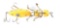 MILLER’S REVERSIBLE MINNOW IN YELLOW WITH GOLD SPOTS