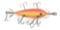 HEDDON 301 SIX HOOK COAST MINNOW IN RAINBOW